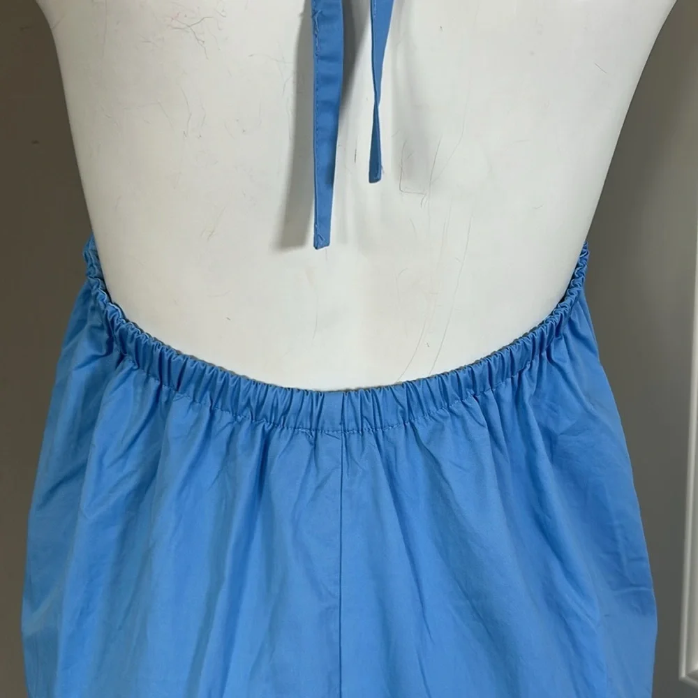 Tuckernuck Sky-Blue Halter Maxi Dress - Picture 9 of 15